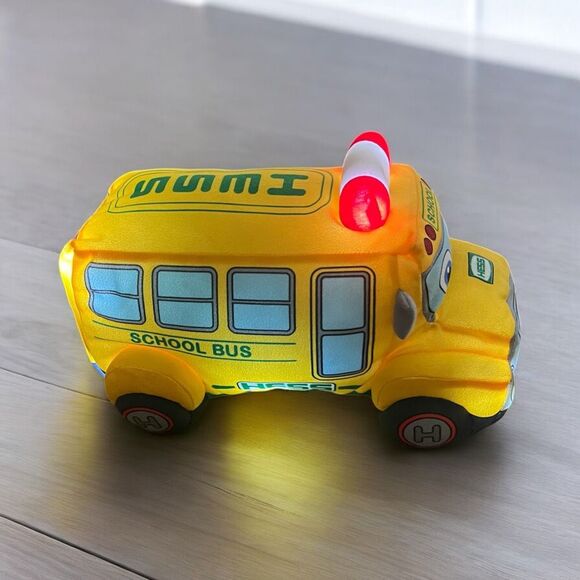 My Plush HESS Truck School Bus 2024 Light Up Musical Stuffed Toy Tested & Works - Picture 3 of 6
